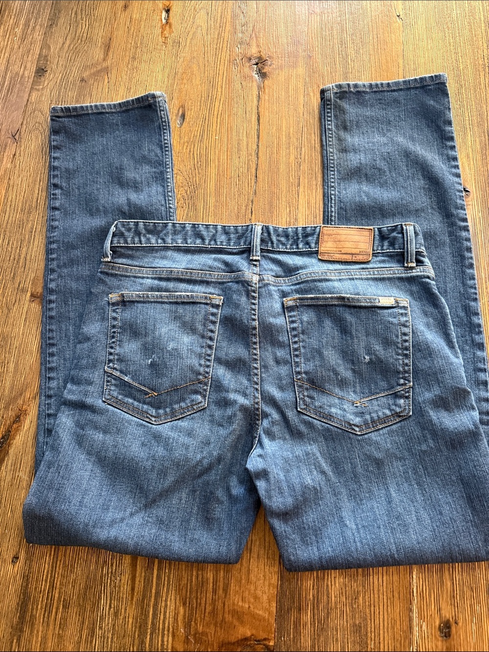 Vans Men’s Slim Straight Blue Denim Jeans - Picture 5 of 10